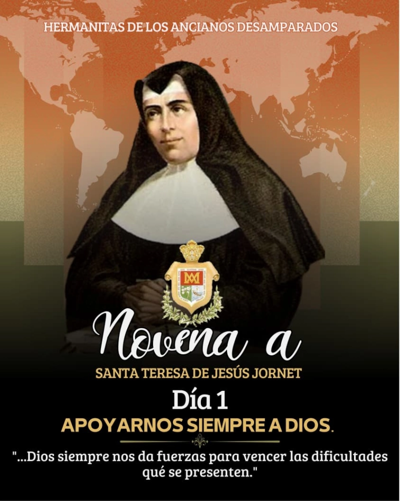 Novena a Santa Teresa Jornet. Día 1: Apoyarnos siempre en Dios