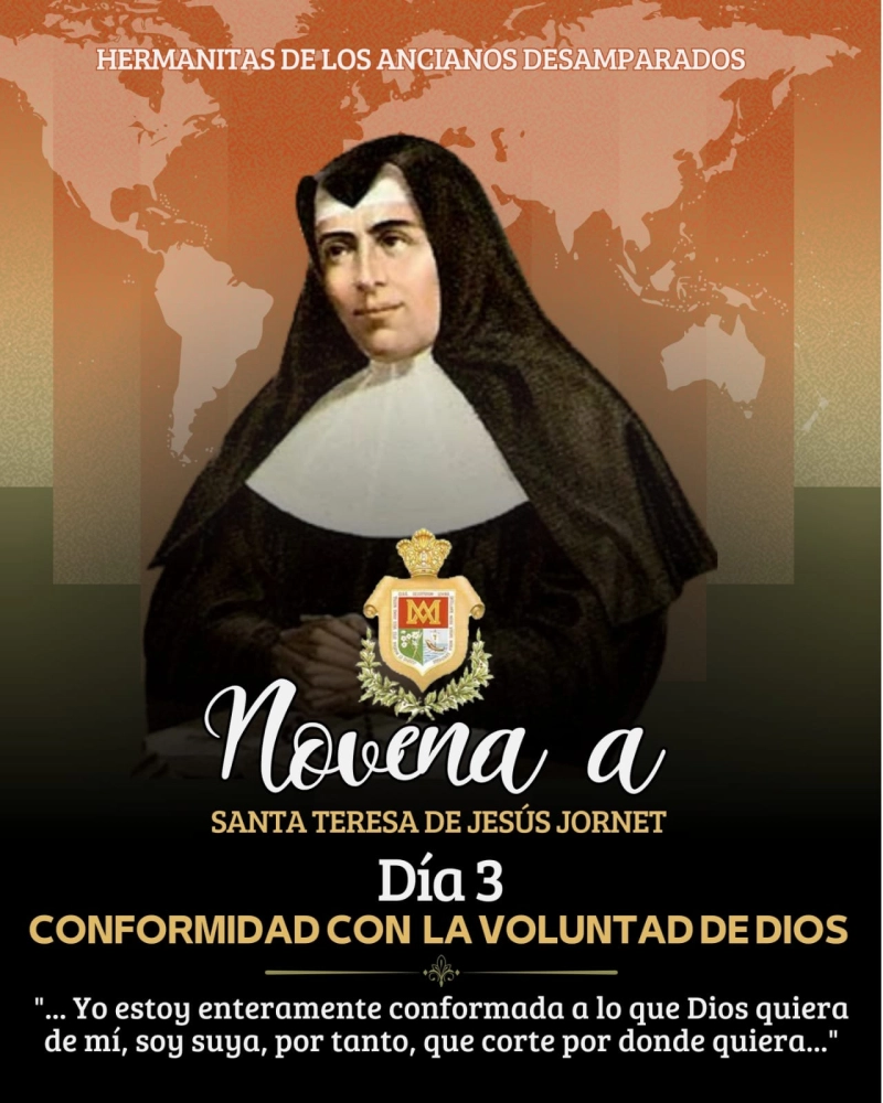 Novena a Santa Teresa Jornet. Día 3: Conformidad con la voluntad de Dios