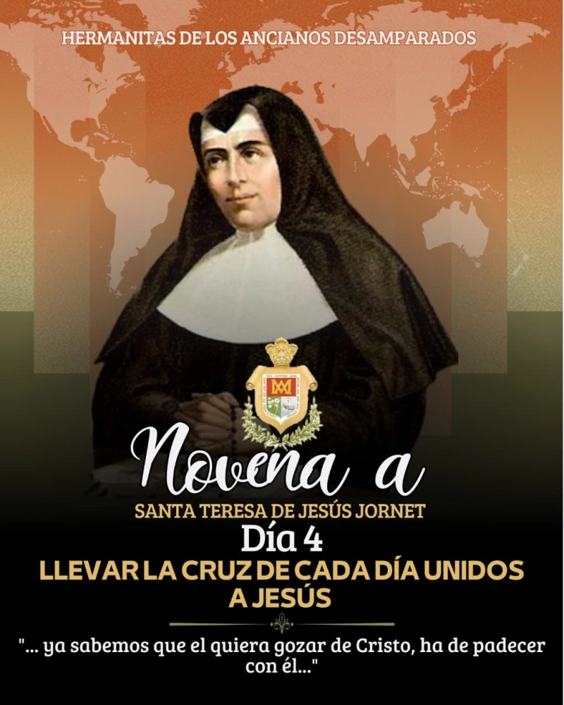 Novena a Santa Teresa Jornet. Día 4: Llevar la cruz de cada día unidos a Jesús