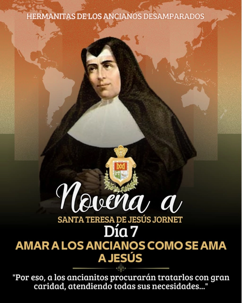 Novena a Santa Teresa Jornet. Día 7: Amar a los ancianos como se ama a Jesús