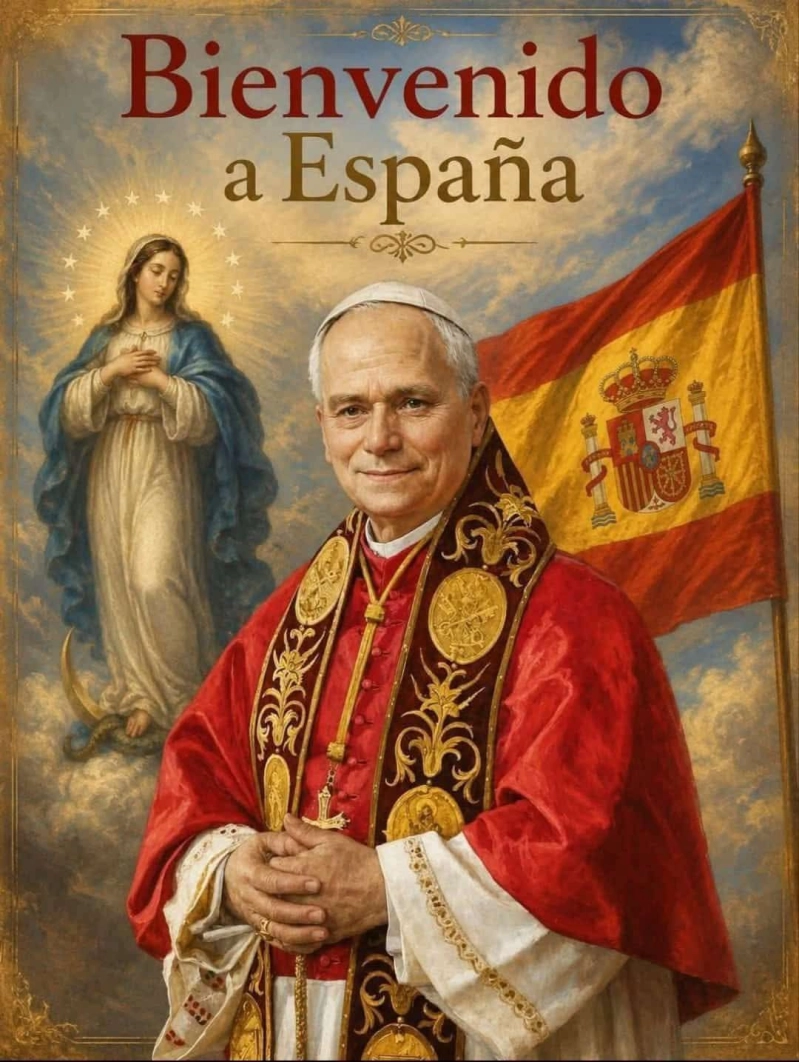Las hermanitas con el Papa 